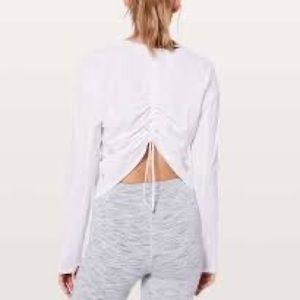 White Lululemon Long Sleeve Shirt Size 8